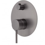 Otus Gun Metal Wall Mixer With Diverter